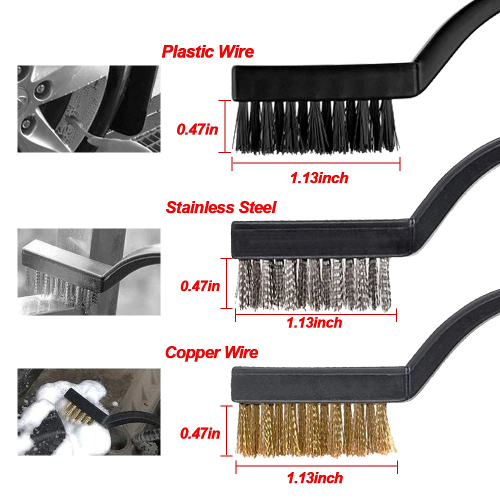 Car Detailing Brush Set The Ultimate Auto Cleaning Kit for Vents Gaps Maintenance Car Air Outlet Detail Clearance Brush